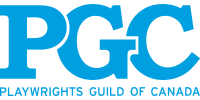 Le logo de la Playwrights Guild of Canada.